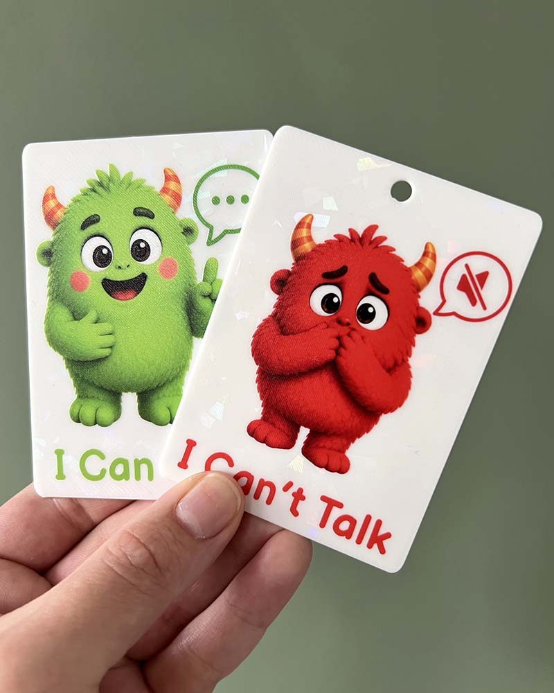 Monster I Can Talk / I Can’t Talk Communication Cards