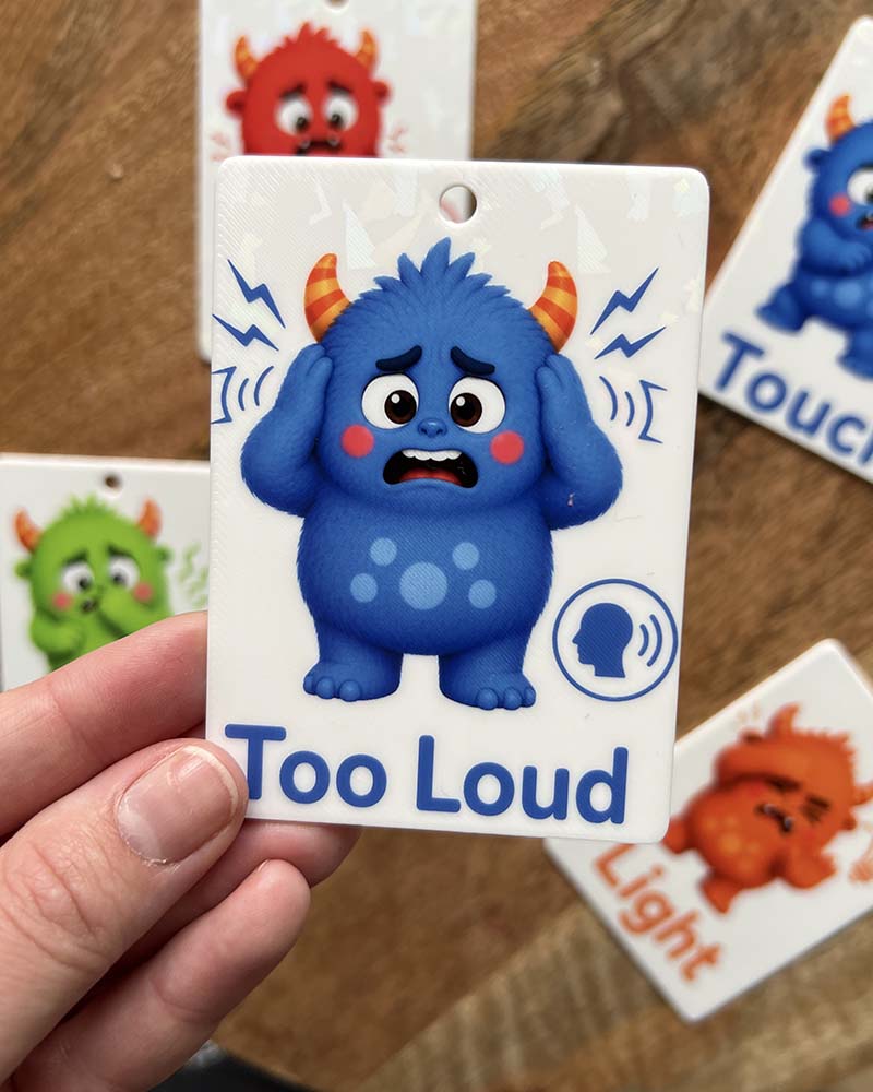 Sensory Trigger Communication Cards