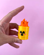 Toxic Waste Barrel Clicker Fidget Toy
