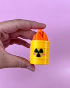 Toxic Waste Barrel Clicker Fidget Toy