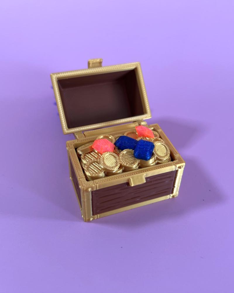 Treasure Chest Clicker Fidget Toy