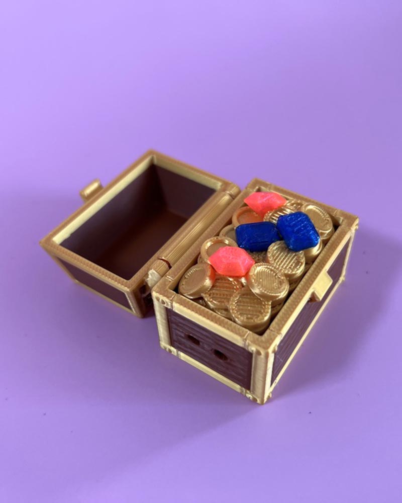 Treasure Chest Clicker Fidget Toy