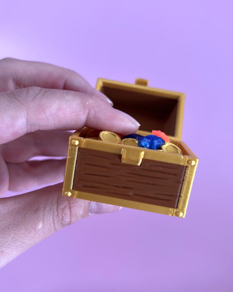 Treasure Chest Clicker Fidget Toy