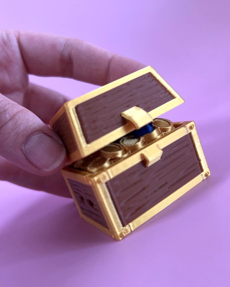 Treasure Chest Clicker Fidget Toy