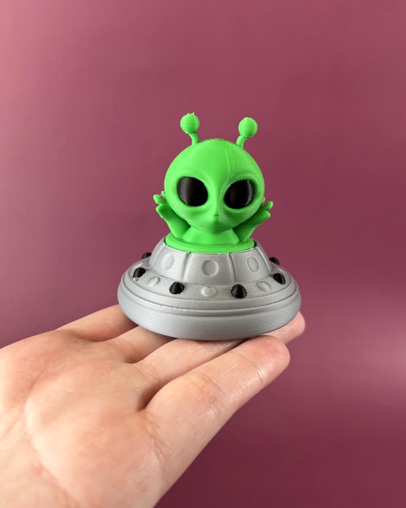 UFO Alien Clicker Fidget Toy