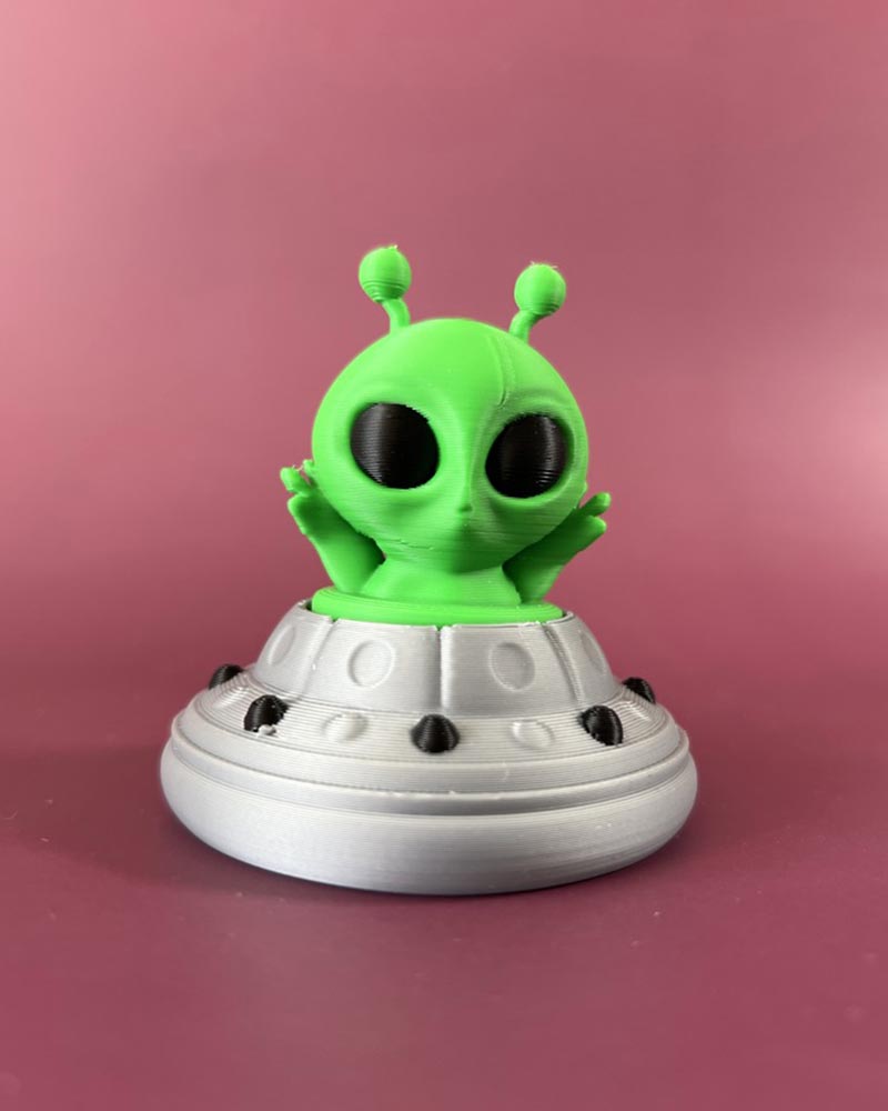 UFO Alien Clicker Fidget Toy