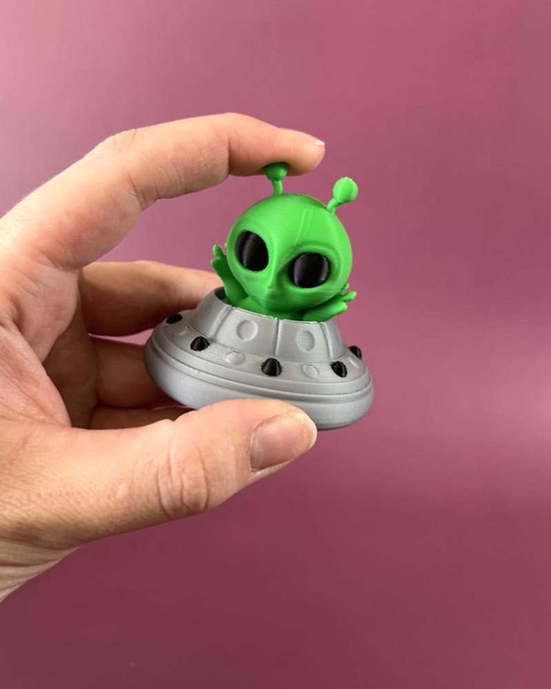 UFO Alien Clicker Fidget Toy