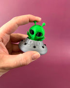 UFO Alien Clicker Fidget Toy