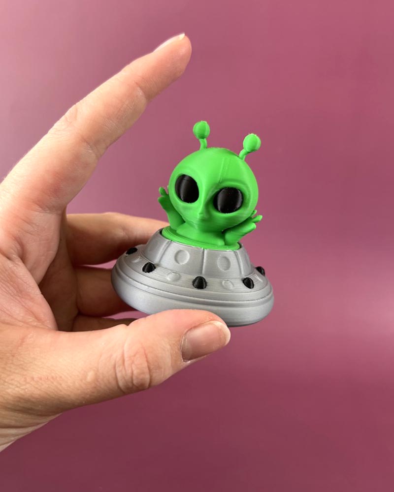 UFO Alien Clicker Fidget Toy