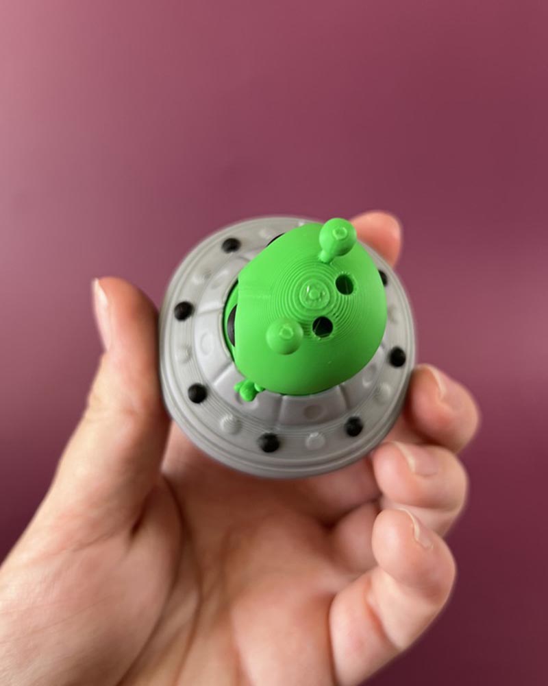 UFO Alien Clicker Fidget Toy