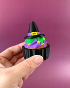 Witch Hat Cupcake Clicker Fidget Toy
