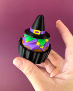Witch Hat Cupcake Clicker Fidget Toy