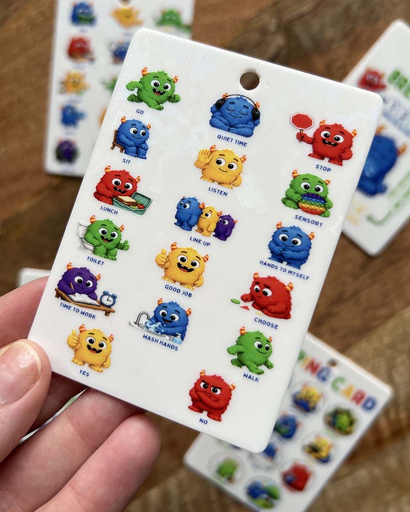 Monster Emotional Regulation Cards