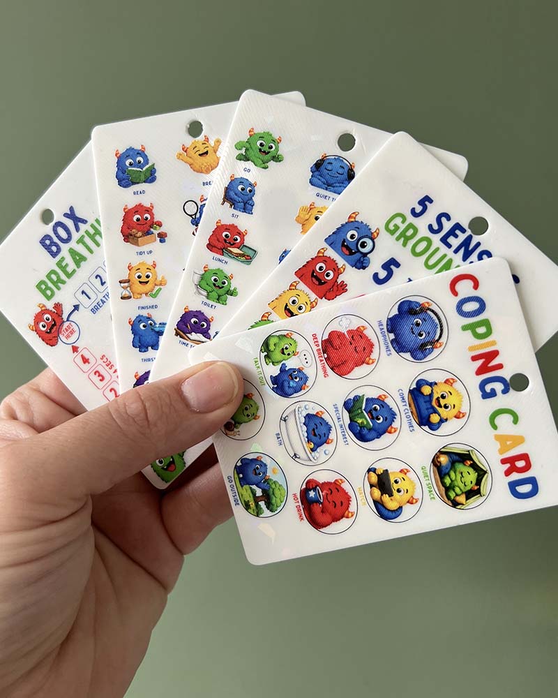 Monster Emotional Regulation Cards