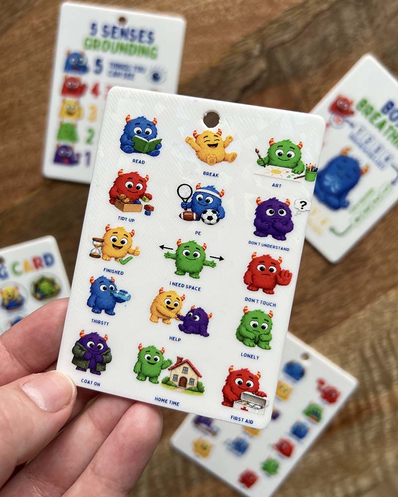 Monster Emotional Regulation Cards