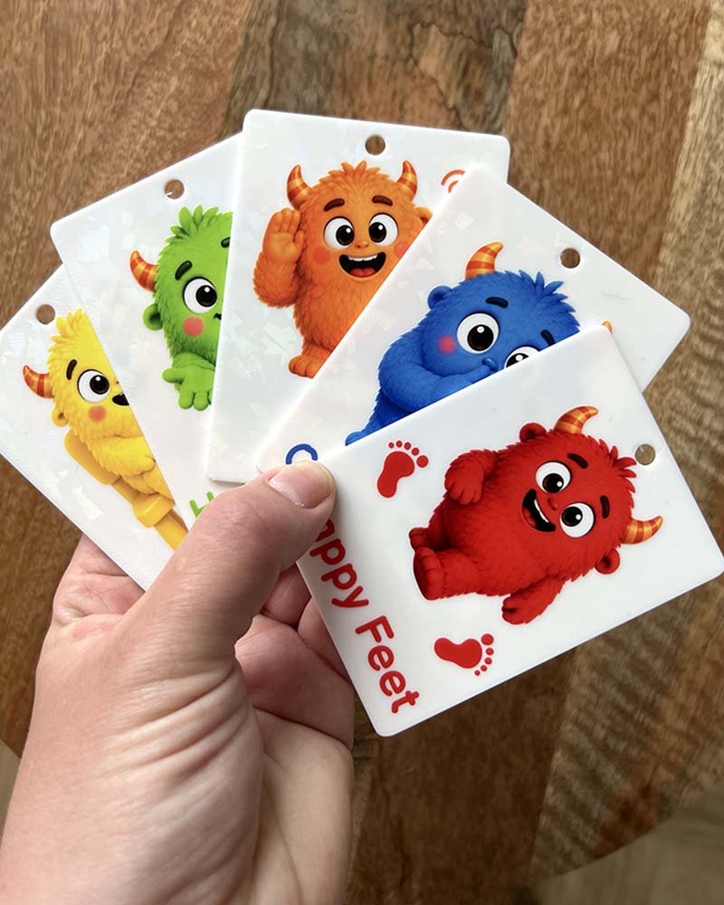 Monster Positive Behaviour Communication Cards