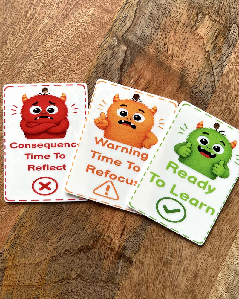 Monster Ready to Learn Behaviour Support Cards