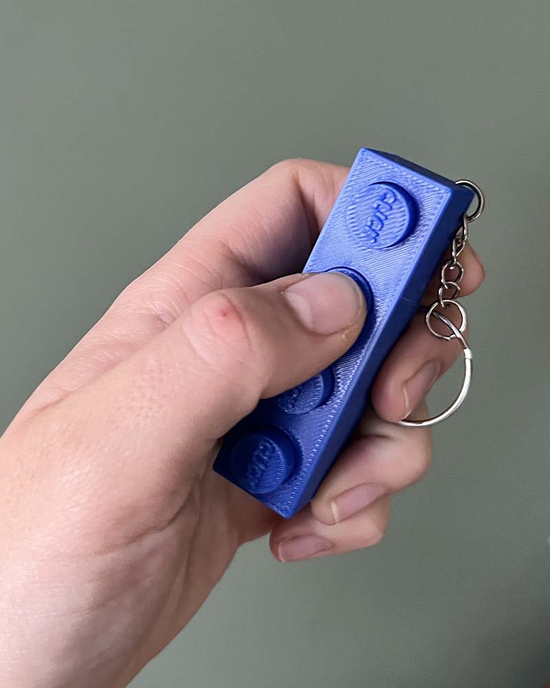 Building Brick Clicker Fidget Toy