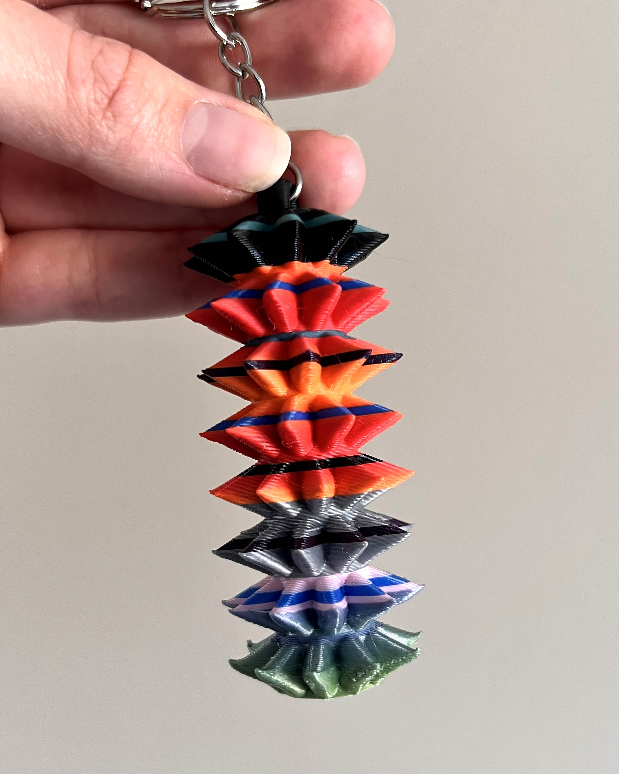 Highest Intensity Spikey Sensory Fidget Keychain: Stimming Tool