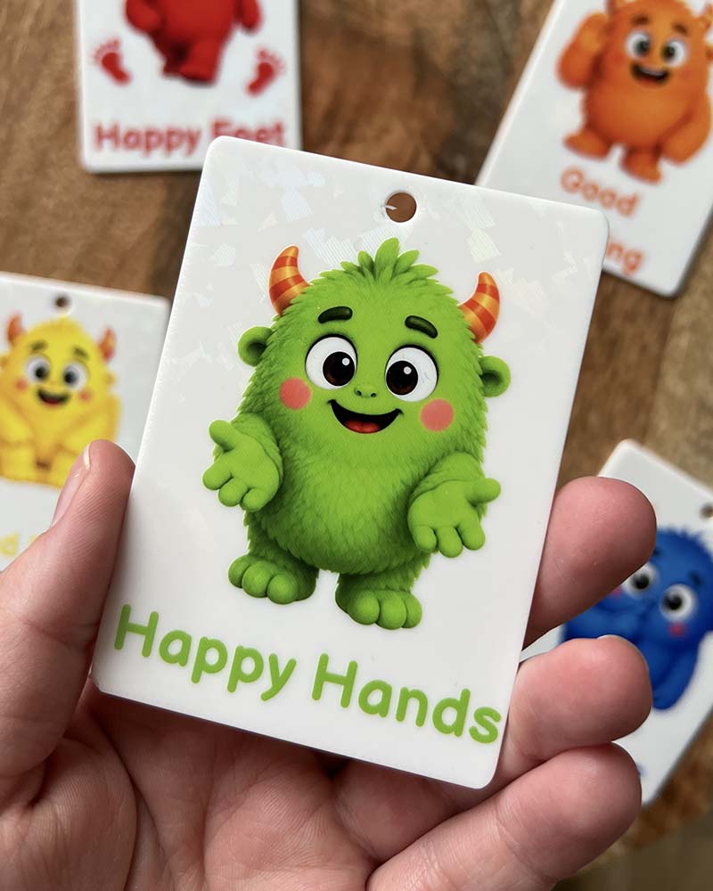 Monster Positive Behaviour Communication Cards