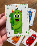 Monster Number Communication Cards Set
