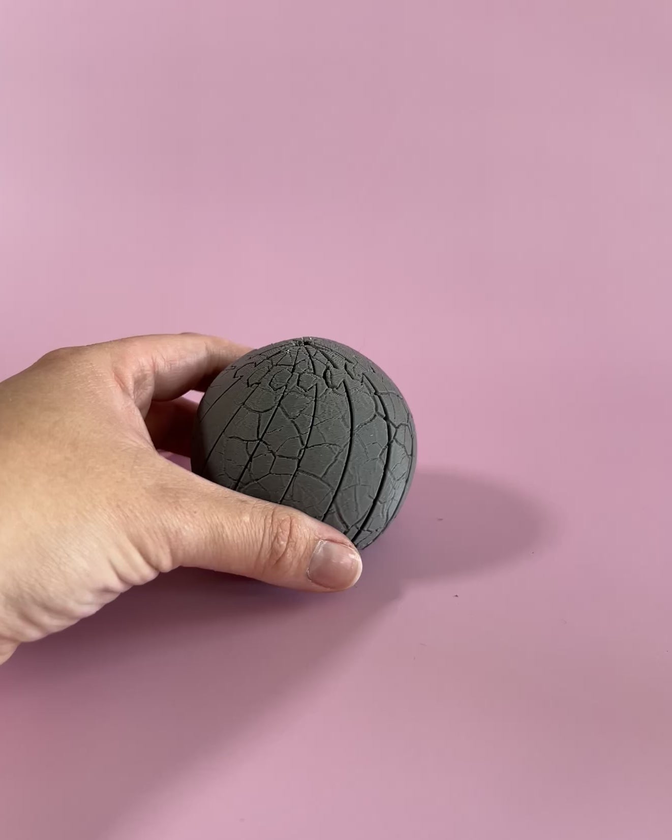 Cracked Earth Egg Flexi Fidget Toy