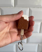 Textured Ice Cream Fidget Keychain: Spiky Sensory Stim Toy