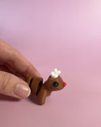 Red Nosed Reindeer Chrsitmas Wiggly Toy