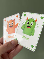 Monster Now and Next Visual Communication Cards