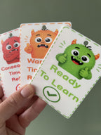 Monster Ready to Learn Behaviour Support Cards