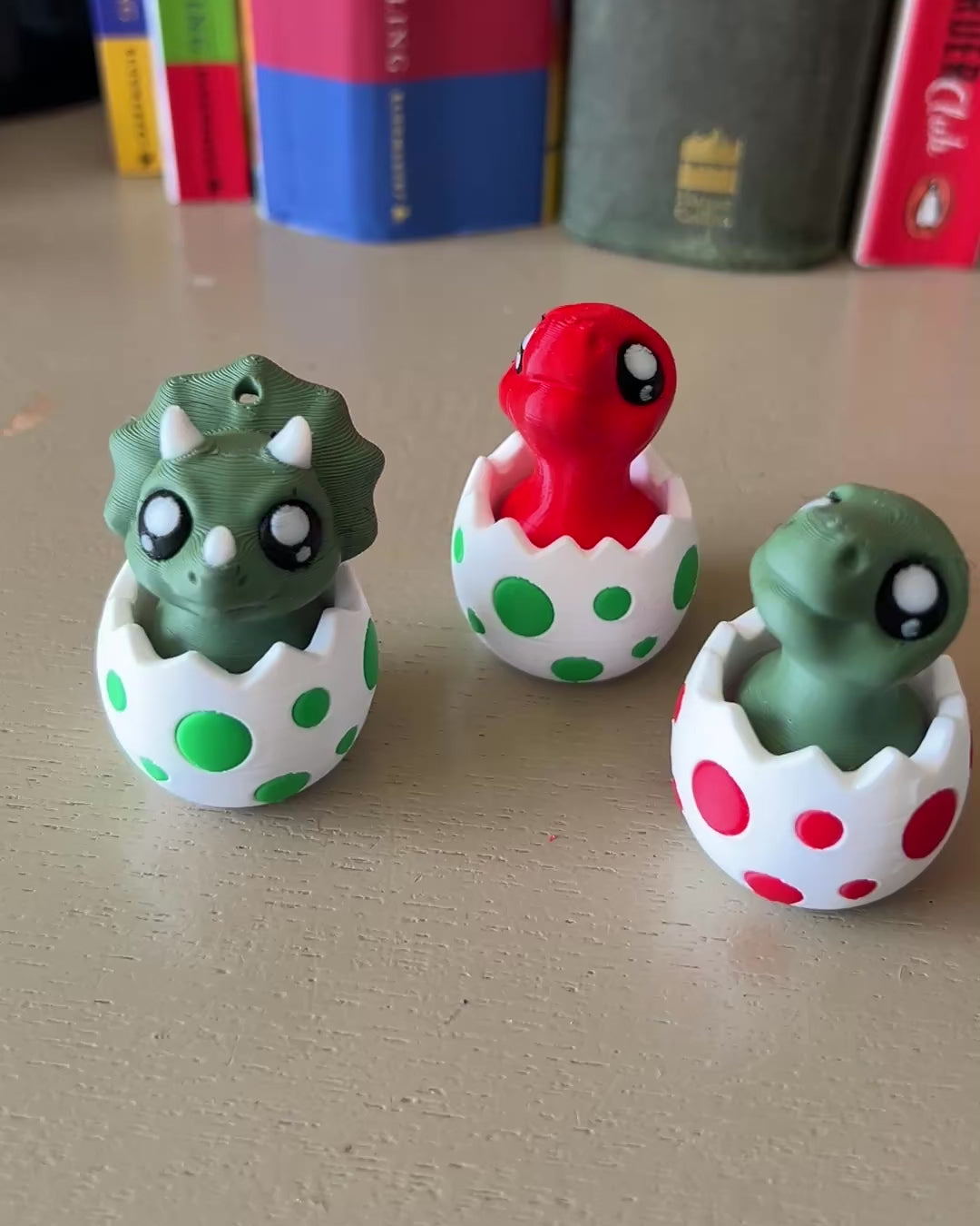 Dino in an Egg Clicker Fidget Toy