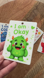 Monster Comfort & Support Communication Cards