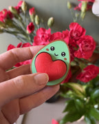 autism clicker stim toy cute avocado fidget toy
