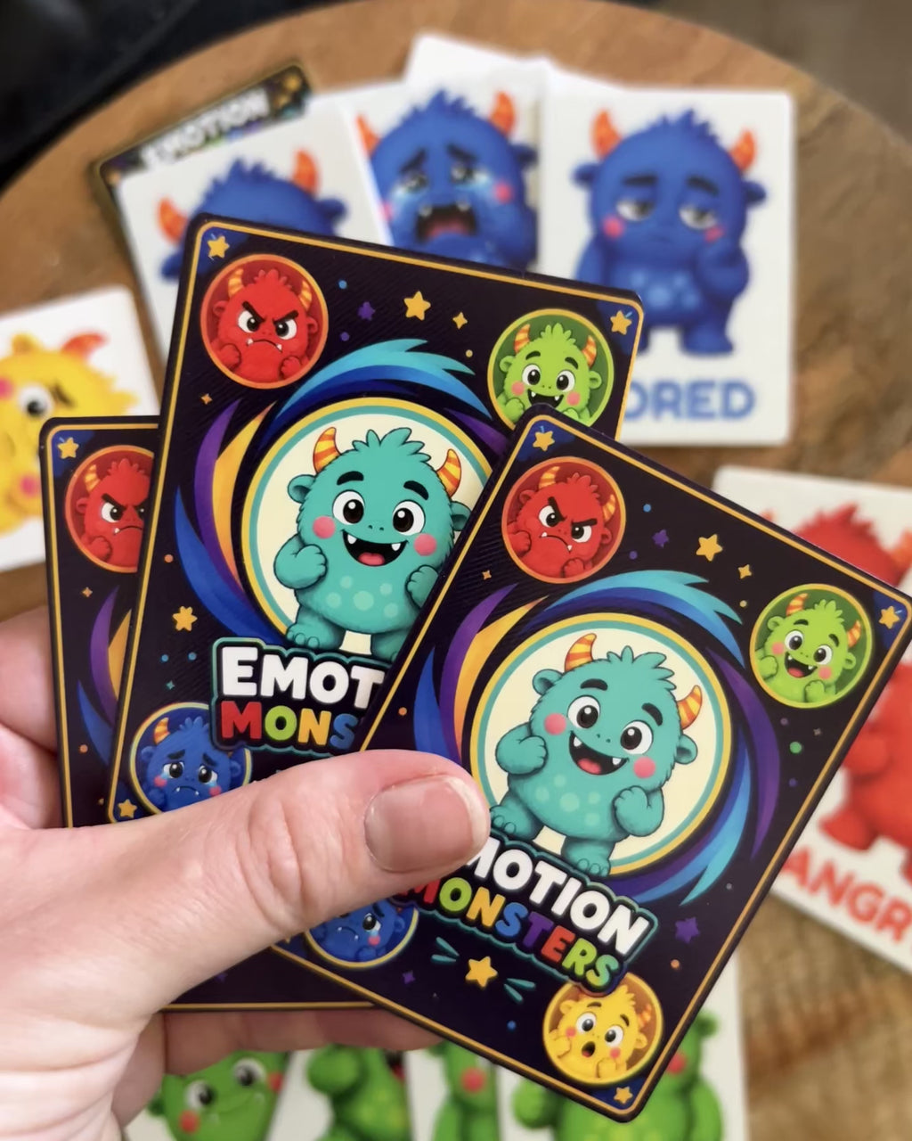Monster Emotion Zone Cards