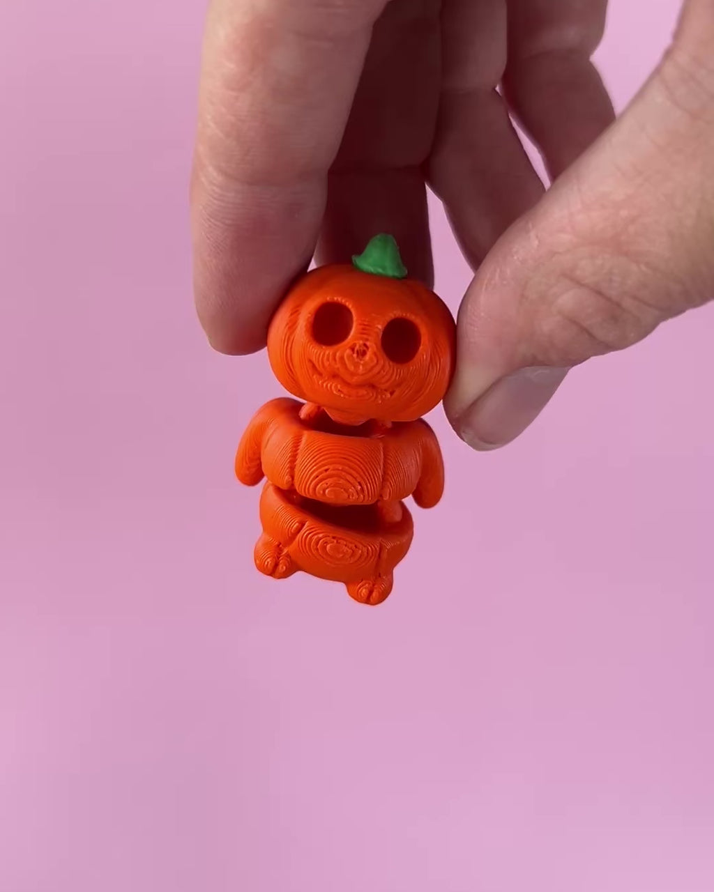 Pumpkin Monster Halloween Wiggly Toy