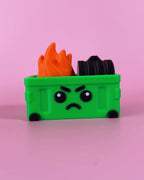 Dumpster Fire Clicker Fidget Toy