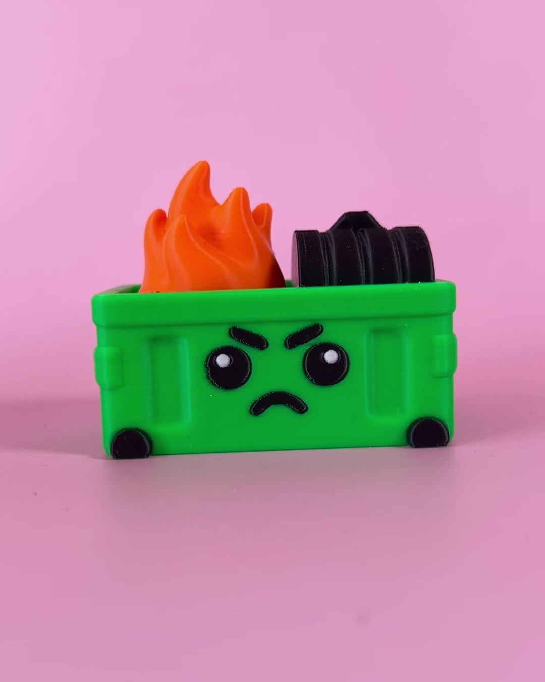Dumpster Fire Clicker Fidget Toy