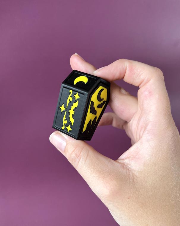 Gothic Coffin Clicker Fidget Toy
